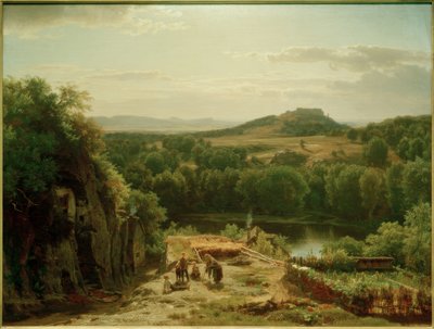 W. Whittredge, Landscape in the Harz by Worthington Whittredge